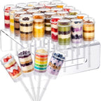 Geetery 36 Pcs Push Cake Pop Containers and 1 Pcs 30 Hole Cake Pop Stand by Geetery