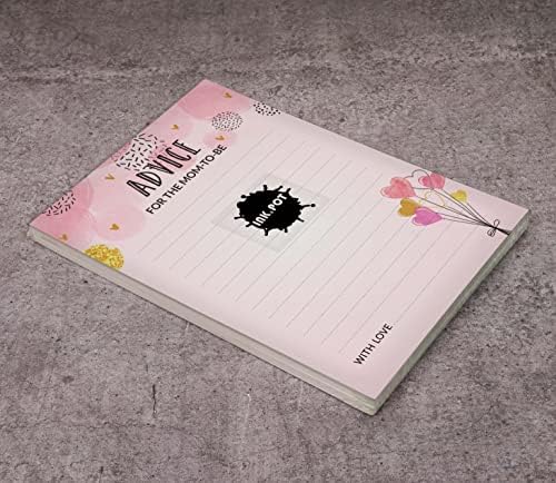 Advice Cards Baby Shower - Fun Party Games Activities, Party Collection Pink Theme GirlBaby Advice Cards For New Mom & Dad - Pack Of 50 - Image 5
