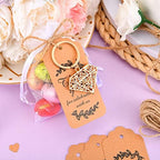 50 Pieces Diamond Shape Keyring/keychain for Bridal Shower,Wedding Party Decorations,Game Prizes, Favors,Gift,Decor,Souvenirs to Guests Bulk with Thank You Tags and Gift Bags - Image 5