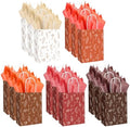Kolldenn 100 Pcs Small Gift Bags Bulk, Orange, 8.27 x 5.91 x 3.15 Inch by Unknown