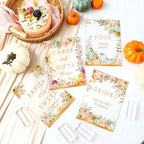 Vercraft 6 Pcs a Little Pumpkin Is on The Way Baby Shower Table Sign Decor - Image 4