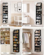 STORAGE MANIAC Over Door Organizer Hanging Shelves Large Clear Deep Pockets - Image 6