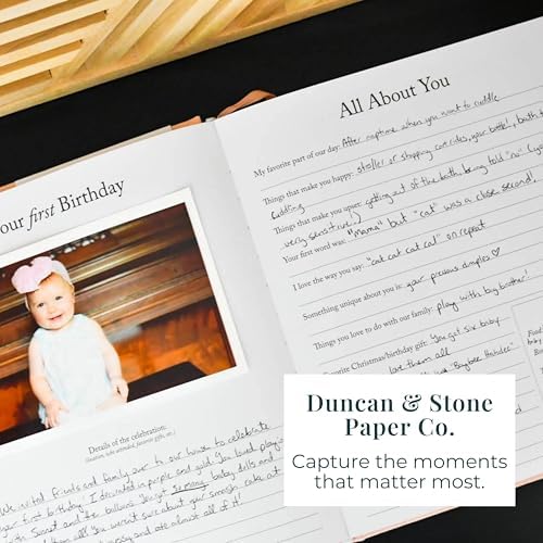 Duncan & Stone Dear Daughter Journal, Mom Memory Book, Gray, 230pg - Image 5