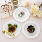 Goodluck 200PCS White Plastic Plates, Heavy Duty Disposable Plates - Image 5