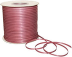 Morex Ribbon Double Face Satin Ribbon 1/8" X 500 YD Rosy Mauve Ribbon for Gift Wrapping, Birthday Gift Cards, Satin Dress for Women, Silk Ribbons for Crafts, Wedding Gifts for Couple by MorexRibbon