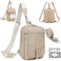 MYHOZEE Mini Diaper Bag Crossbody Small Diaper Bag Purse with Wipes Pocket by Myhozee