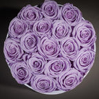 Prifroti 17 Flowers in a Luxury Suede Box, Birthday Gifts for Women, Preserved Flowers, Mothers Day Roses Gift for Mom, Lavender - Image 5