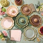 144 Pcs 48 Guests Woodland Baby Shower Tableware Set - Image 3