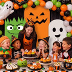 Moukeren 3 Pcs Halloween Arch Cover 4ft 5ft 6ft Pumpkin Ghost Theme - Image 5