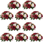 NUPTIO Artificial Flower Centrepieces for Tables: Fake Rose Balls, 10 Pcs by Nuptio
