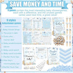 Sherr 476 Pcs Under the Sea Baby Shower Games Sets, 9 Styles Activities - Image 4