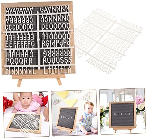 Wooden Felt Letter Board Double Sided Message Board Xmas - Image 5