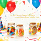 3.4 oz Small Glass Jar with Cork Lids,48 pcs Mini Glass Bottles - Image 6