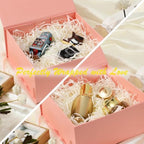 iloMAOZX Pink Gift Box, 9x9x4Inch Gift Boxes for Presents & Packaging - Image 5