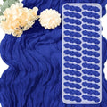 30 Pack Royal Blue Cheesecloth Table Runner 17 x 108 inch Cheese Cloth Table Runners 9ft Terracotta Table Runner Rustic Romantic Sheer Gauze Runner for Wedding Party Baby Shower Table Decoration by Yorcari