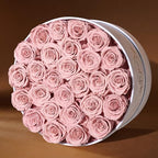 Prifroti 27 Flowers in a Luxury Suede Box, Birthday Gifts for Women, Preserved Flowers, Mothers Day Roses Gift for Mom, Dusty Rose - Image 4