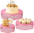 3Pcs Metal Food Risers, Buffet Table Display Stand by ihomecooker