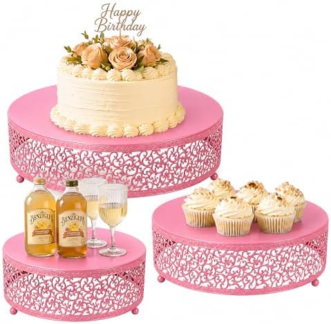 3Pcs Metal Food Risers, Buffet Table Display Stand by ihomecooker