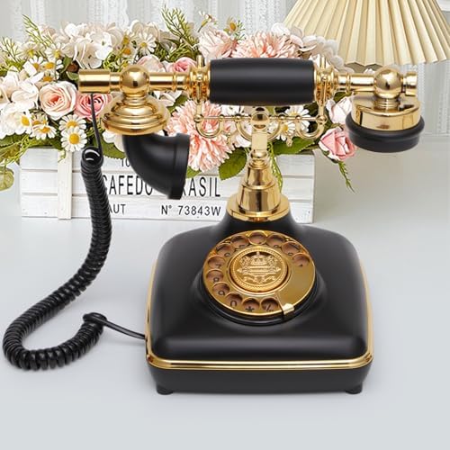 UKBW Audio Guest Book Wedding Phone, Audio Phone Guestbook, Record Audio Messages with Guestbook, Guestbook Alternative for Wedding, Birthday Party, Baby Shower, Anniversary, Engagement(Black) by UKBW
