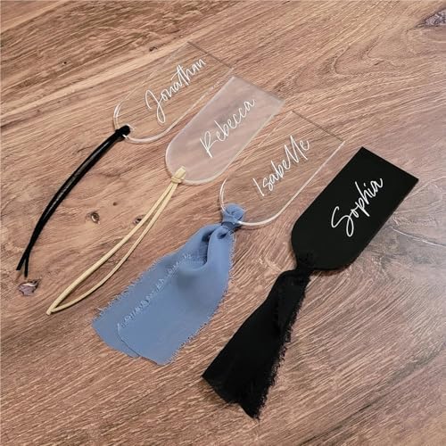 100Pcs Acrylic Place Cards for Wedding Seating Chart Arch Name Tags DIY - Image 5
