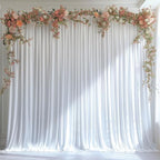 30x10ft Wrinkle Free White Backdrop Curtain for Parties Soft Fabric Drapes Wedding White Curtain Backdrop for Birthday Party Decorations Background for Photography 5x10ft, 6 Panels - Image 5