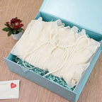 5 Pcs Large Gift Box 13.5x11.8x4.7 Inches, Blue Gift Boxes for Presents with Magnetic Closure Lid, Luxury Gift Box Rectangle Collapsible Boxes for Gift Packaging - Image 3