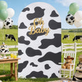 Dairy Cow Arch Backdrop Cover, 7.2 FTx 4FT, for Birthday and Baby Shower by PartyVillage