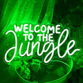 Planzo Welcome to the Jungle LED Neon Light Sign Baby Shower Wall Decor by Planzo