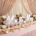 SiliFine Mr and Mrs Wooden Wedding Sign, Wildflower Table Centerpiece by SiliFine