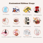 Personalized Satin Ribbon， Your Message, Add Your Drawing or Logo. Business Advertising, Baby Shower, Weddings, (39mm) - Image 6