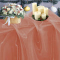 35 Yard Organza Fabric 44" Wide for Wedding Event Décor - Coral Peach by MDS