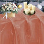 35 Yard Organza Fabric 44" Wide for Wedding Event Décor - Coral Peach by MDS
