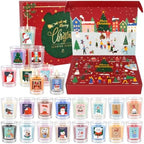 YOROXRG Christmas Candle Advent Calendar 2026 24 Days Scented Tumbler Candle Countdown to Xmas Natural Soy Wax Christmas for Adult Women and Men Season & Holiday Gifting by YOROXRG
