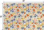Jillson Roberts Printed Unfolded Gift Tissue 20" x 30", Golden Floral (240 Sheets) - Image 3
