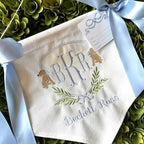 Customized Newborn Welcome Banner Embroidered Newborn Name Personalized Gifts Newborn Decorations With Bow Perfect For Baby Welcome Party Greetings Newborn Hospital Entrance Decorations - Image 4