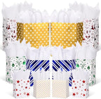 Humyoun 24 Pack Christmas Paper Gift Bags Bulk Assorted Sizes, Colorful by Humyoun