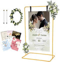 Wedding Welcome Sign Stand Fabric Banner Stand With Design Bundle Rose Vine by HuhugrynSeller