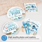 96Pcs Two Less Fish in the Sea Party Supplies for Bridal Shower, Serves 24 - Image 3