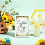 Roowest Bottle Chug Baby Shower Games Favors, Yellow, Sunflower - Image 5