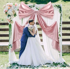 Wavwavw Giant Bow Big Wall Decor, Rouge Color, Satin, Weeding - Image 4