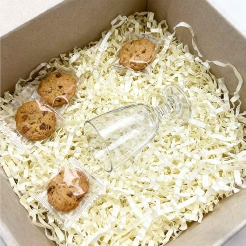 Tisspoms 10LB Ivory Crinkle Cut Paper Shred Filler, Crinkle Paper Shreds - Image 3