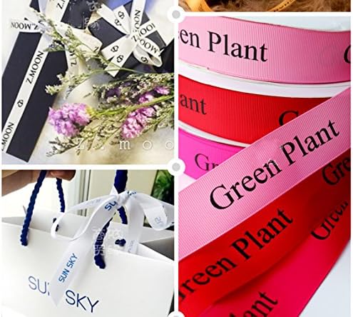 100 Yards/Roll Personalized Ribbon 1.0cm-7.5cm Width, Custom Continuous Print Ribbon for Favors, Wedding, Baby Shower, Party - Image 3