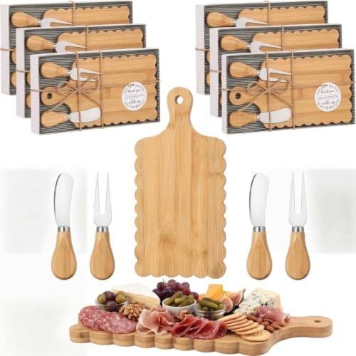 LemonRoad 6 Sets Bamboo Wood Baby Shower Prizes, 6"L x 9"W by Unknown