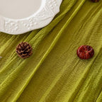 10Pcs Moss Green Cheesecloth Table Runner 120 Inches for Party Home Decor - Image 4