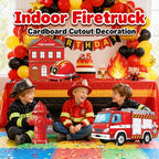 Firetruck Birthday Stand Up Decoration for Indoor Outdoor, 5PCS - Image 5