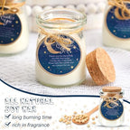 Threlaco 20 Pcs Moon Baby Shower Favor Candle Glass Jar - Image 4