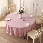 Table Cloth, Pink White Gingham, Round Dia.60” - Image 2