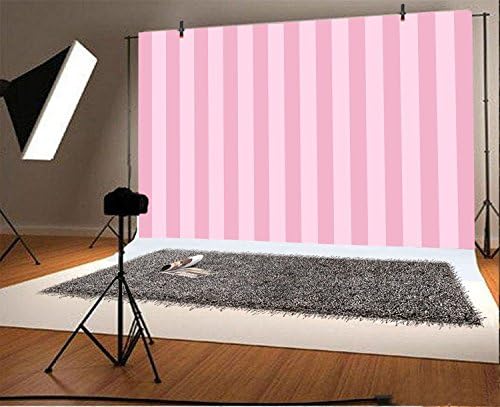 Leyiyi 10x7ft Photography Background Striped Backdrop Happy Birthday Party Vertical Horizontal Stripes Icecream Girl Vlogger Summer Banquet Baby Shower Blog Make-up Photo Portrait Vinyl Studio Prop - Image 2