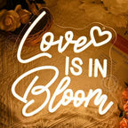 SYLHOME Love Is In Bloom Led Neon Light Sign Baby Shower Banner Wall Decor - Image 4