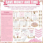476 Pcs Highland Cow Baby Shower Games, 9 Style Baby Shower Activities - Image 4